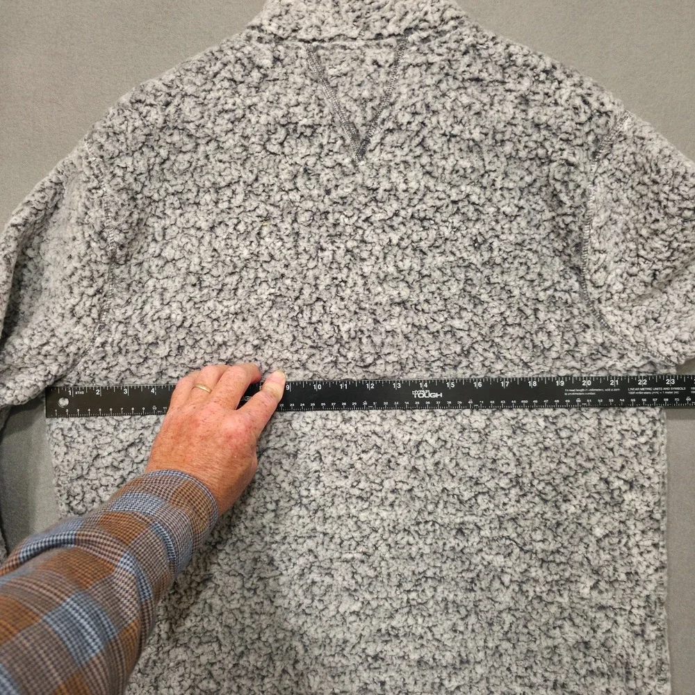 Weatherproof Vintage Men's Sherpa Quater Zip Long‎ Sleeve Sweater Size XL
